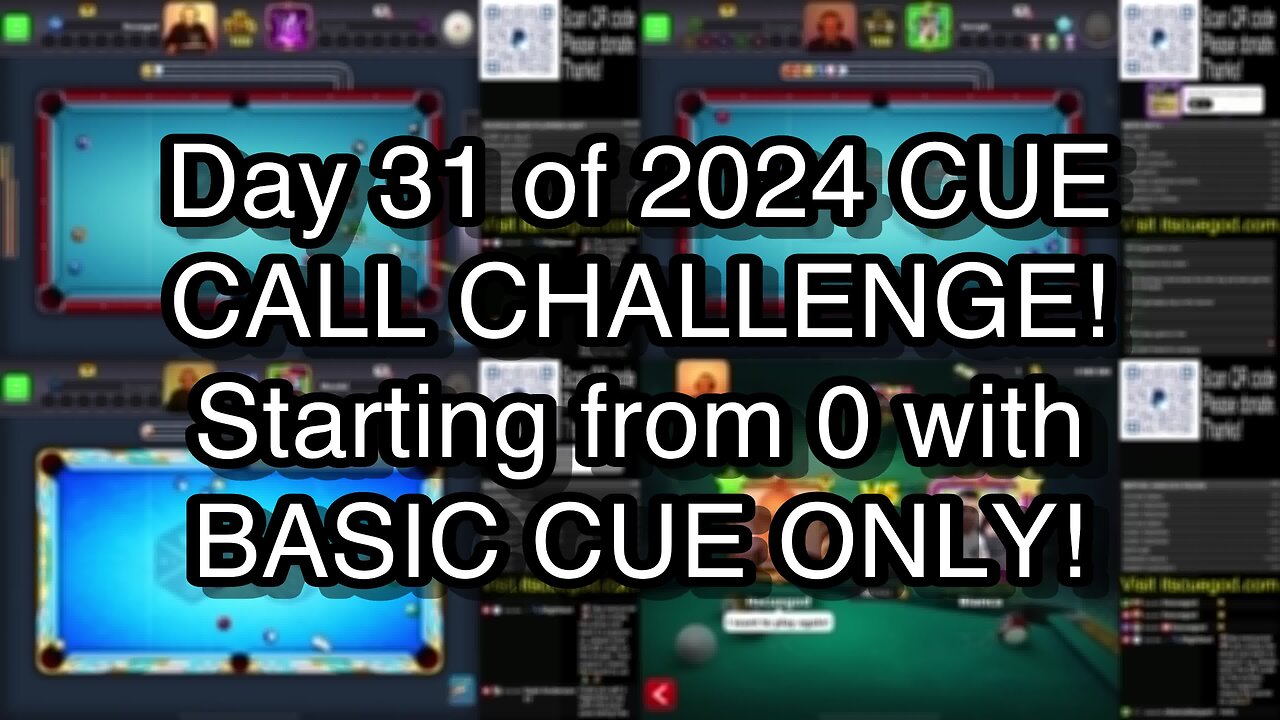 Day 31 of 2024 CUE CALL CHALLENGE! Starting from 0 with BASIC CUE ONLY!