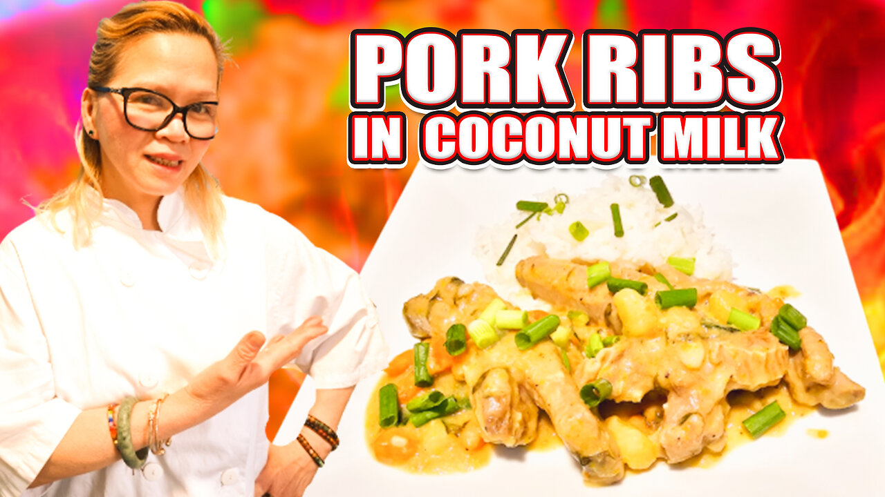 How To Cook Pork Ribs In Creamy Coconut Milk / Como Cosinhar Costelinha De Porco Em Leite De Coco