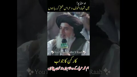 امیر المجاہدین علامہ حافظ خادم حسین رضوی رحمتہ اللہ علیہ #short