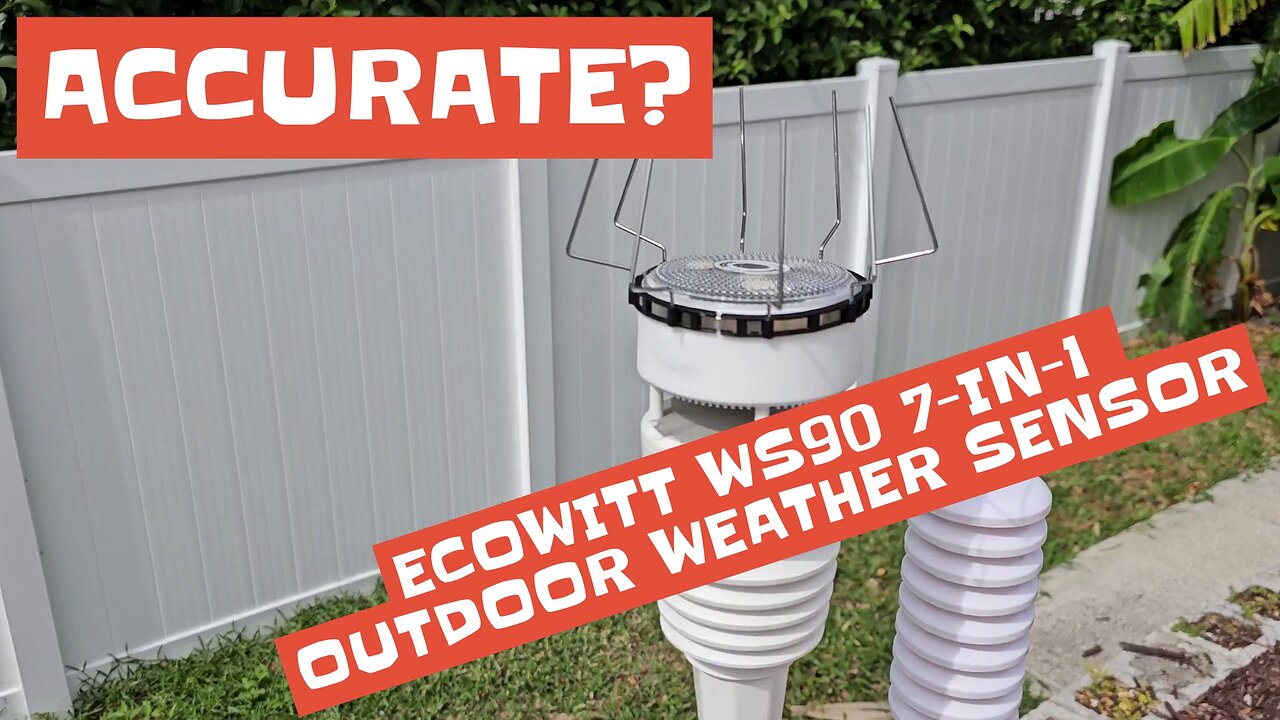 How Good Is The Ecowitt WS90 7-in-1 Weather Sensor Really?