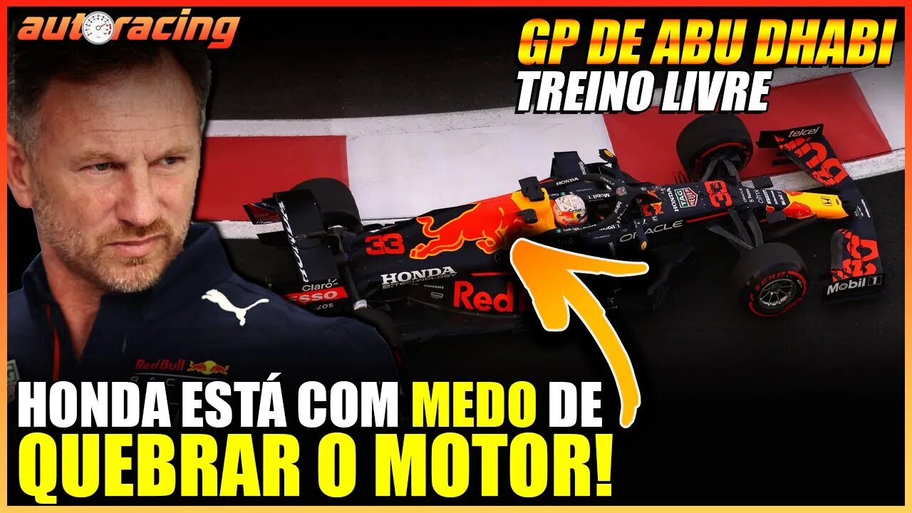 RED BULL E HONDA EM DÚVIDA NO TREINO LIVRE DE ABU DHABI EM YAS MARINA | FORMULA 1