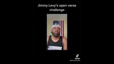 🔥 or 🗑? Jimmy Levy’s open verse challenge. #Godisonmyside🙏