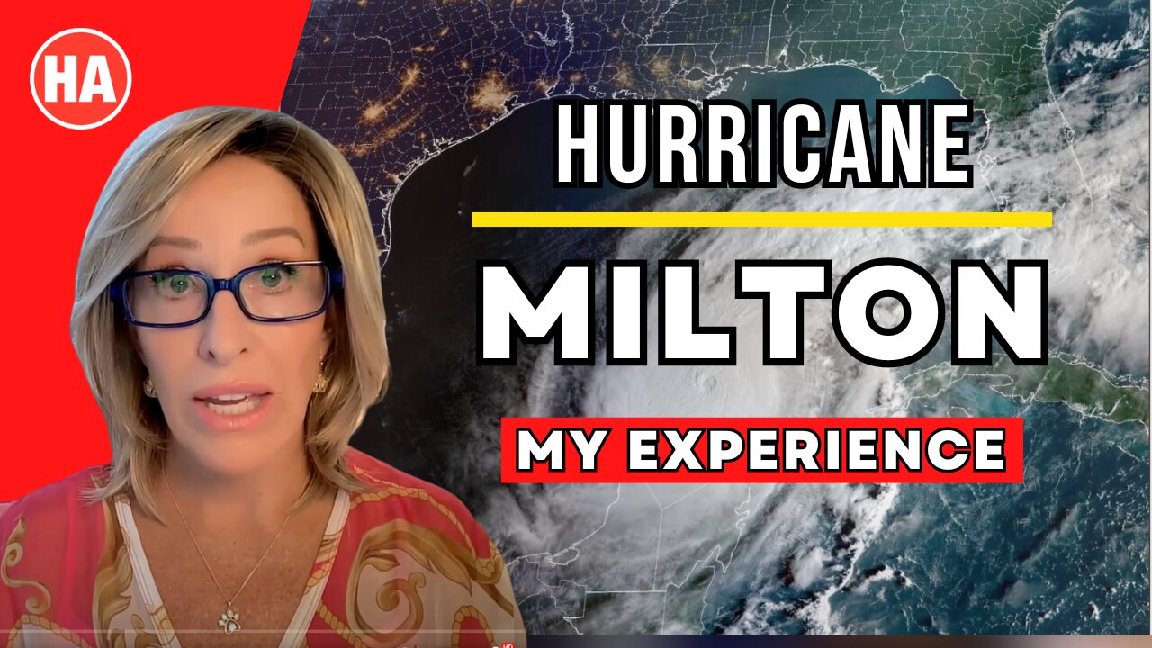 "MILTON and ME" -- My PERSONAL HURRICANE STORY