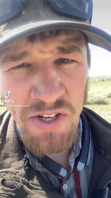 Grading The Roads On The Ranch.