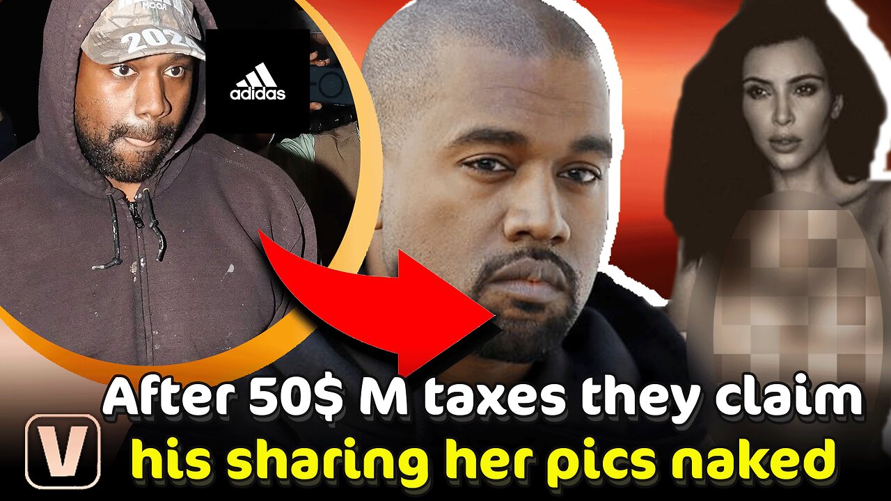 Kanye West Claims His Account is frozen Due to $50M Taxes & kim claim he shared naked picture of her