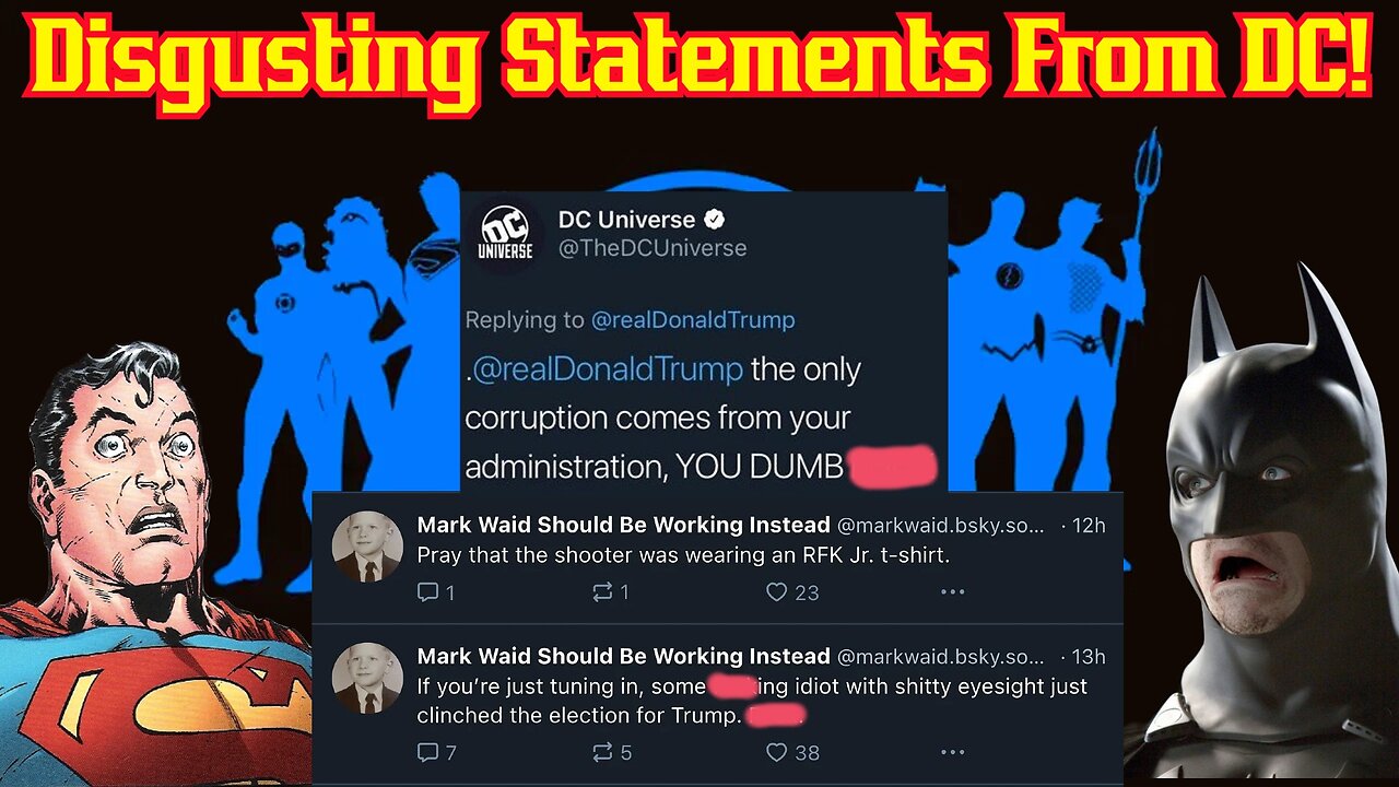DC's Official Superman Writer Makes INSANE Statements After Trump Tragic Weekend! DC SUPPORTS!