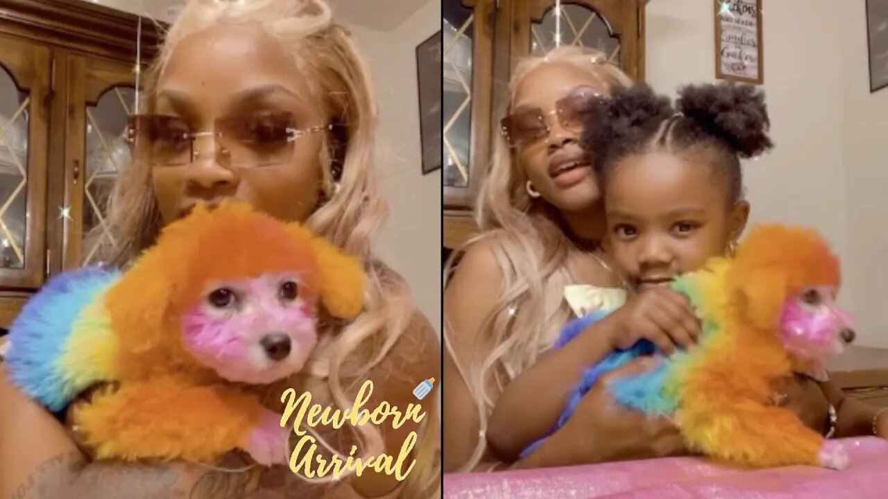 DaBaby's "BM" MeMe & Daughter Serenity Welcome New Puppy! 🐶