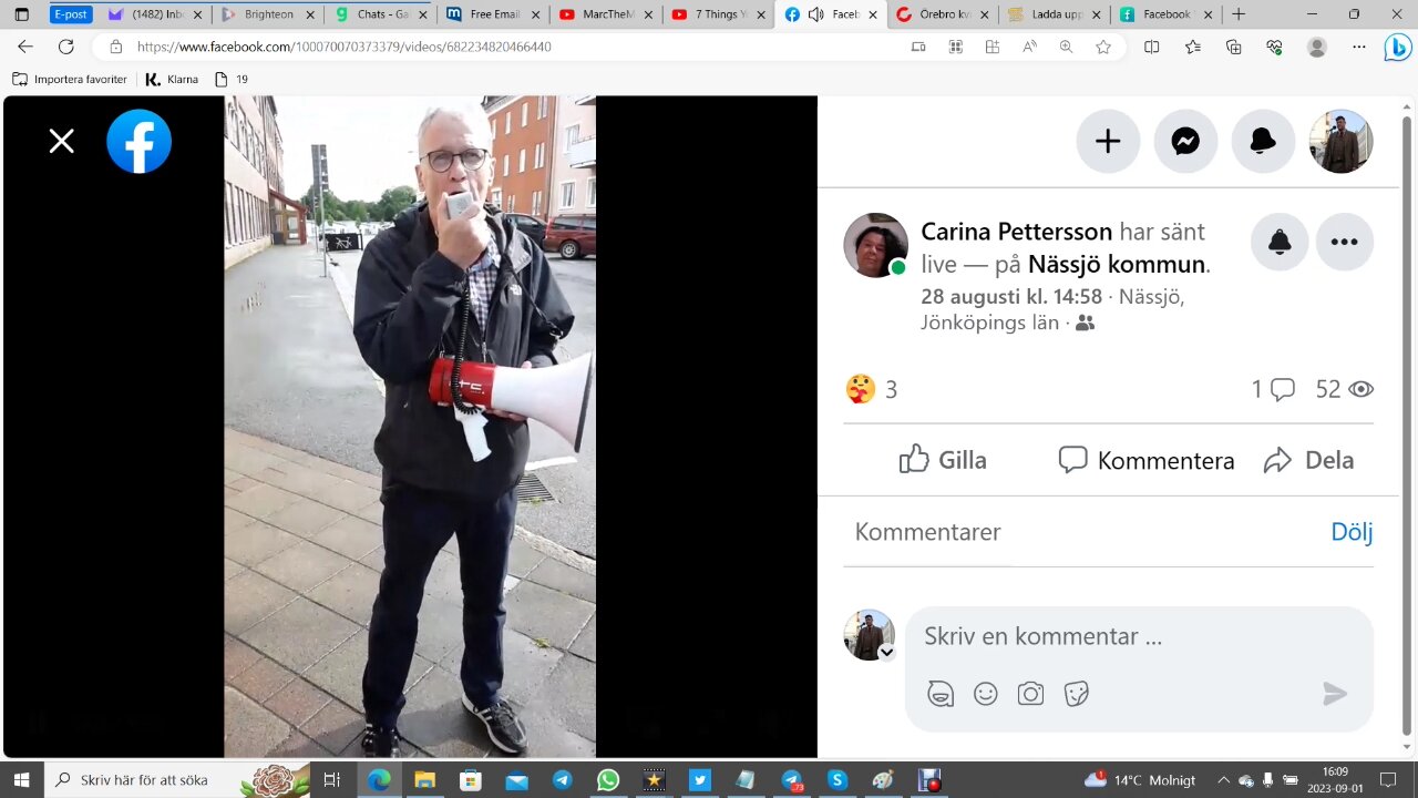 Lokal protest Nässjö socialkontor