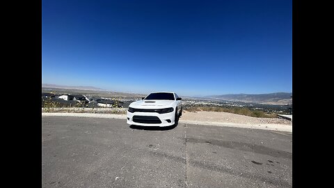 Charger doing donuts