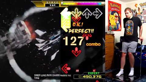 Dance Dance Revolution X - Saber Wing (Akira Ishihara Headshot Mix) - Expert, B-Rank