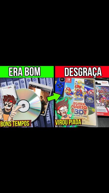 Triste Fim do Video Game em Midia Fisica no Playstation 5 e Nintendo Switch #shorts