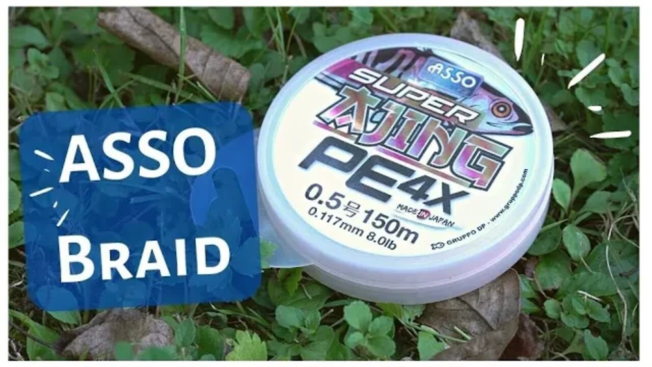 Asso Super Ajing PE 4X fishing braid