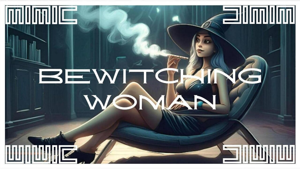 Bewitching Woman - Mimic - AI Music and Art w/ Audio Visualizer and Lyrics