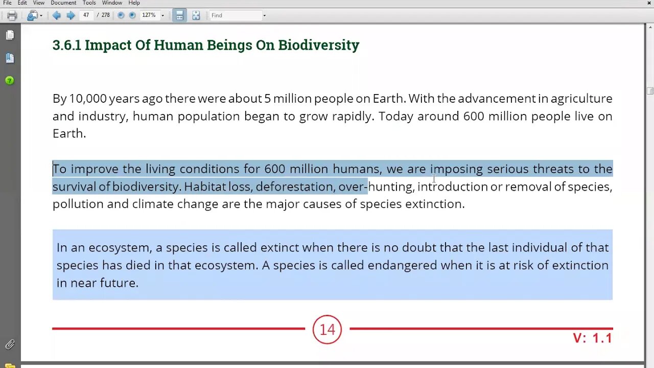 Zoom Online Class 8th Biology Lec 1
