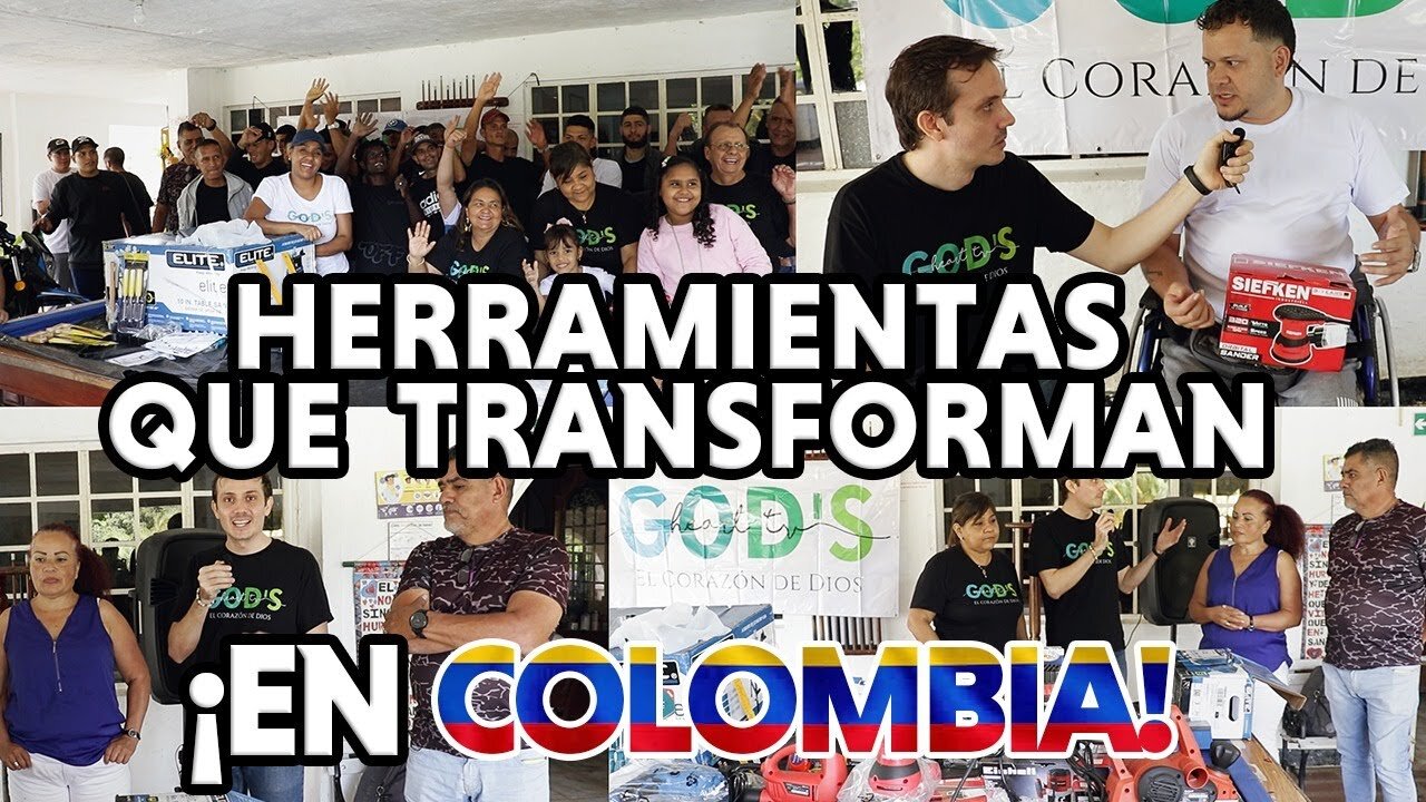 HERRAMIENTAS DE TRANSFORMACIÓN: ¡Apoyo a la rehabilitación de drogadictos en Colombia!