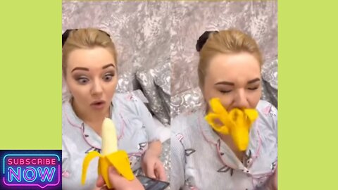 Banana Prank #boobs❤️Subscribe For Daily Videos🍑#tiktok #shorts