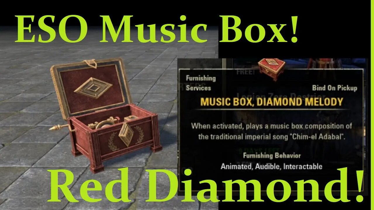 ESO MUSIC BOX! - Red Diamond (Chim-el Adabal) Elder Scrolls Online Soundtrack