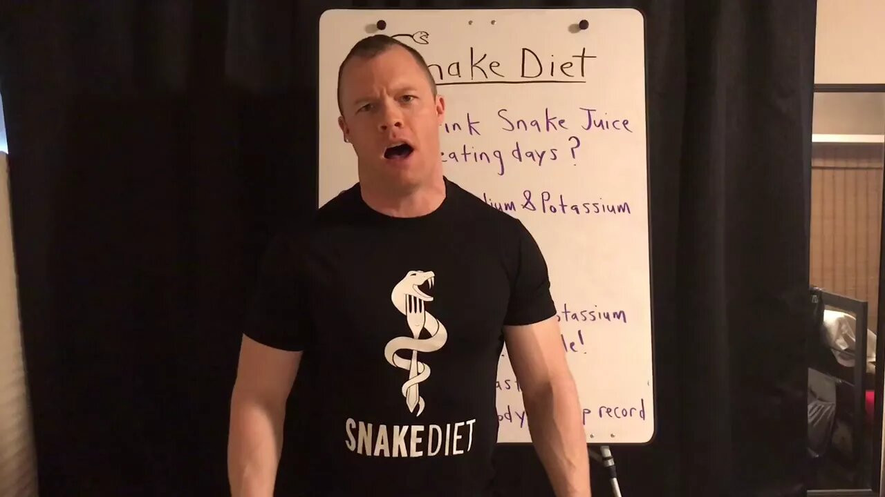 Do I drink SNAKE JUICE on EATING days?