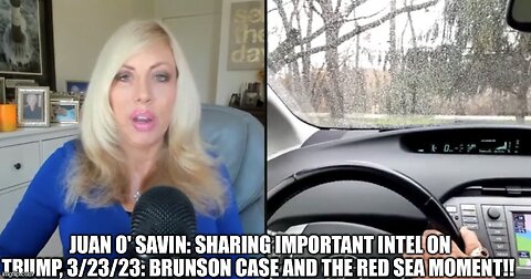 JUAN O. SAVIN SHARING IMPORTANT INTEL ON TRUMP, BRUNSON CASE AND THE RED SEA MOMENT.