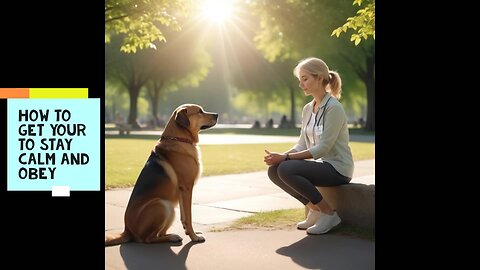 HOW TO GET YOUR DOG TO STAY CALM AND OBEY!