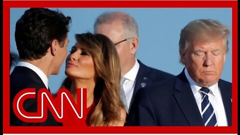 Melania Trump's moment with Trudeau goes viral