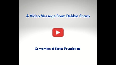 Video Message from Debbie Sharp