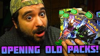 Opening OLD Pokemon Card Packs Found in the Wild! FATES COLLIDE! | 8-Bit Eric