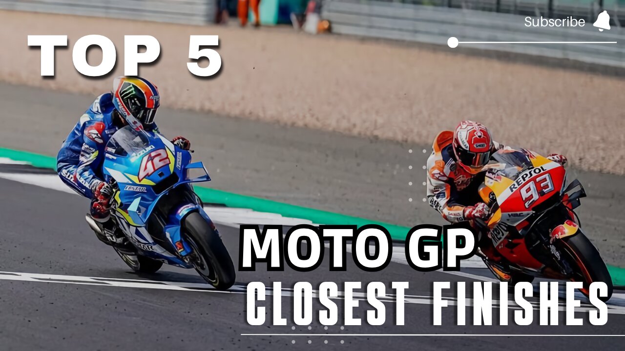 TOP 5 MotoGP Closest Finishes