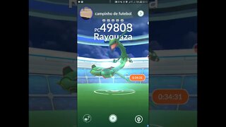 Pokémon GO - Fim de Semana de Reide de Rayquaza 8º Reide de 10 Reides de Rayquaza