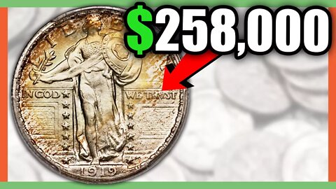 $258,000 RARE QUARTER - STANDING LIBERTY QUARTERS WORTH MONEY!!