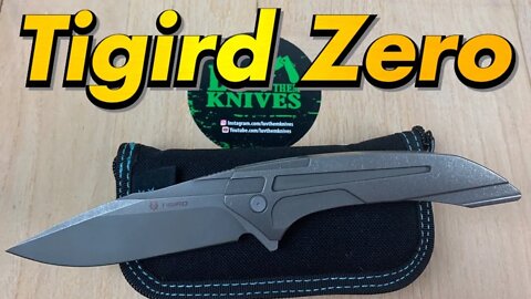 Tigird Zero Integral knife Great design with thought & intention !