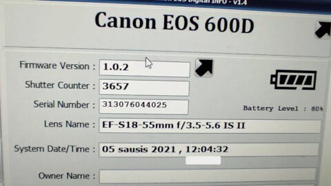 ★★★★★ how to check Canon shutter count with LINK