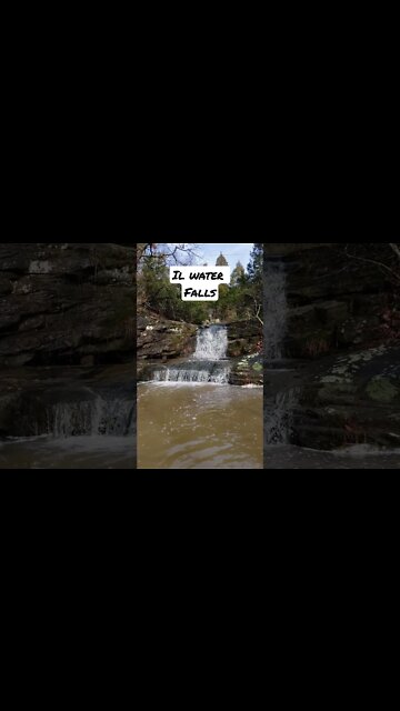 Beautiful Southern Illinois waterfall on our property preview