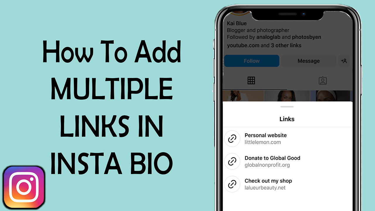 How to Add Multiple Links to Ig Bio