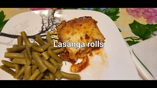 Lasagna Rolls #lasagna