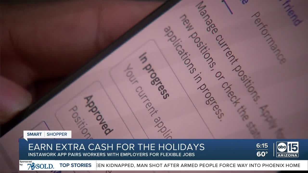 Valley man uses app to find jobs, make extra money during the holidays