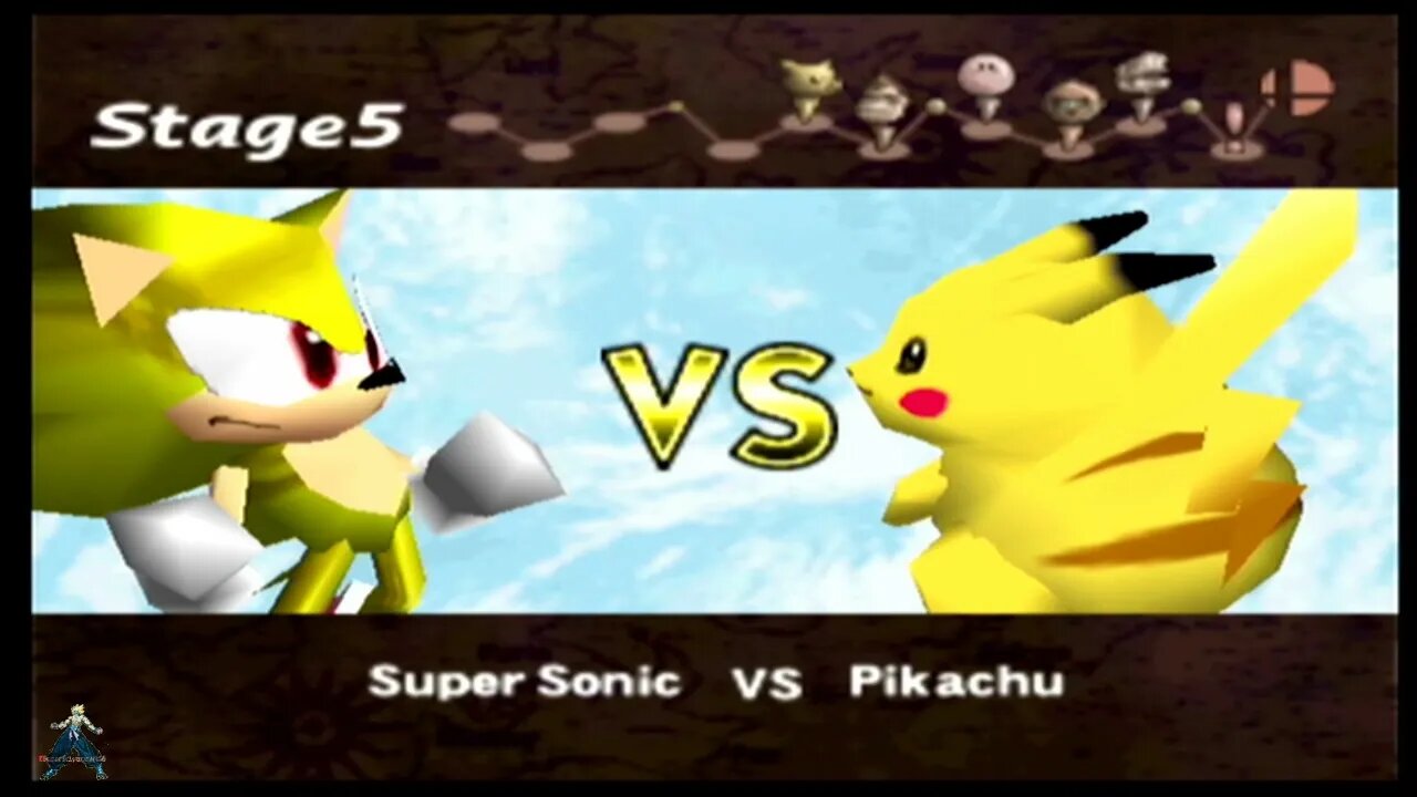 Smash Remix 1.1.0 Play As Super Sonic (N64) On Wii