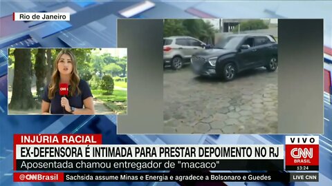 Ex-defensora que chamou entregador de "macaco" é intimada a prestar depoimento no RJ | LIVE