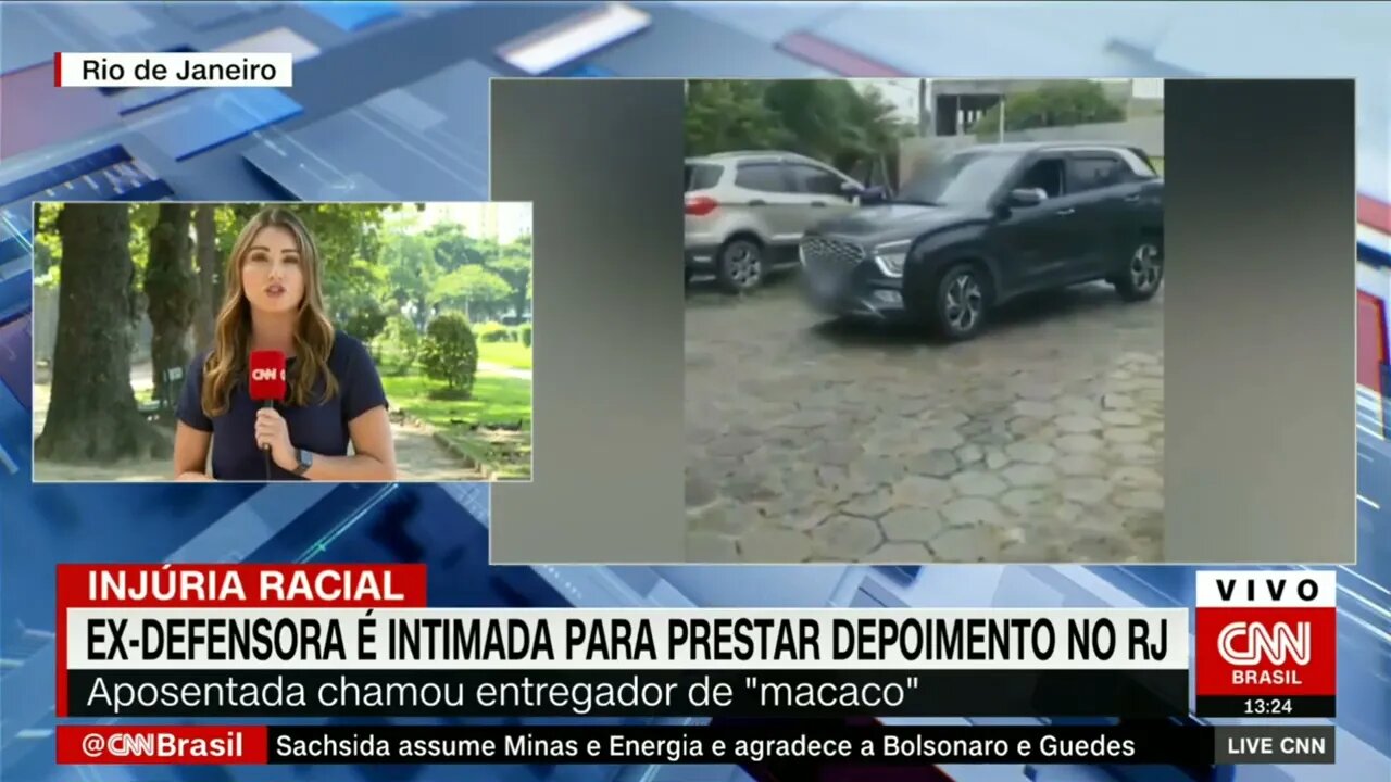 Ex-defensora que chamou entregador de "macaco" é intimada a prestar depoimento no RJ | LIVE
