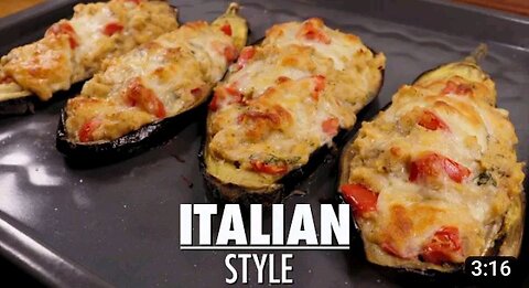 How to cook Eggplant in Oven | the Best stuffed Eggplant.