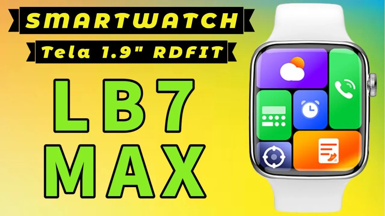 LB7 MAX Series 7 Sport Smart Watch--1.9 Inch 385*385 Screen IP68 Waterproof