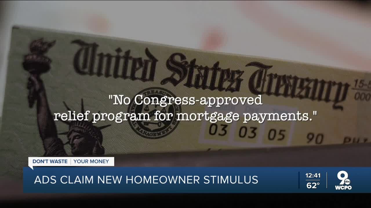 Ad promising mortgage relief coming up empty