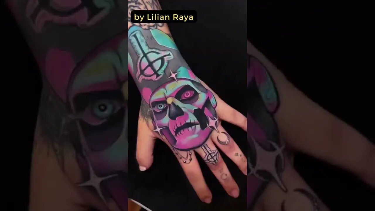 Stunning work by Lilian Raya #shorts #tattoos #inked #youtubeshorts