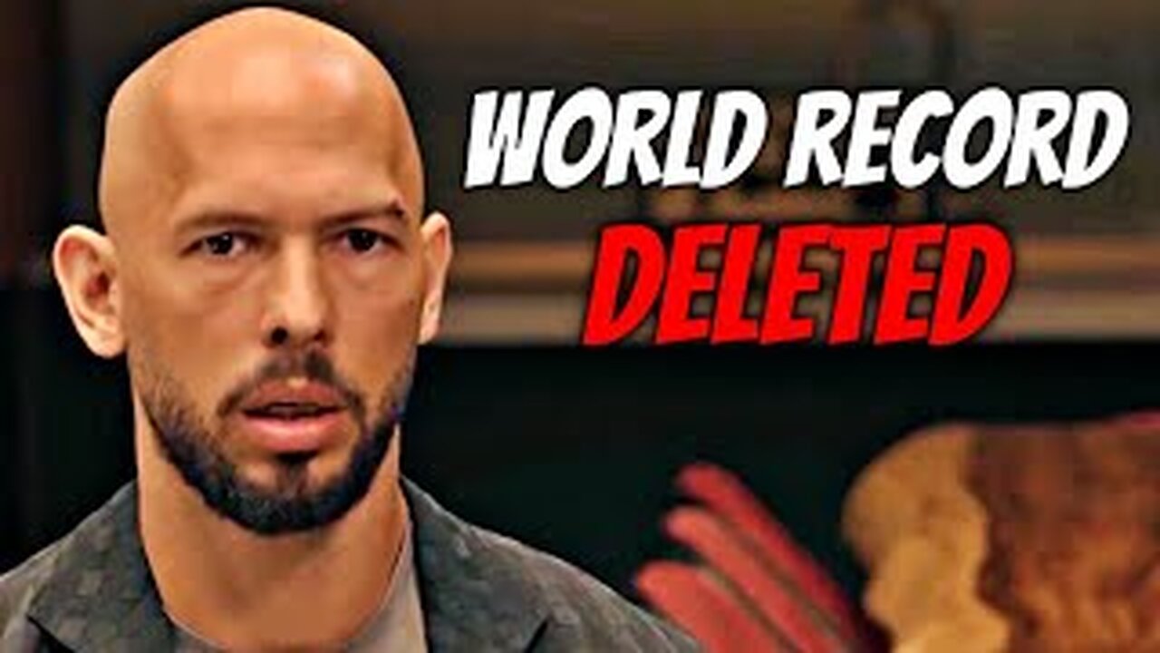 Andrew Tate World Record Got DELETED