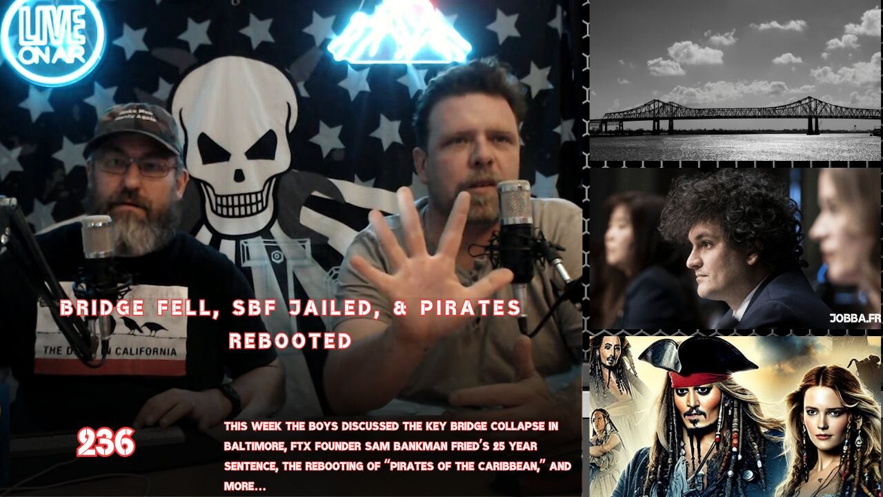 BRIDGE FELL, SBF JAILED, & PIRATES REBOOTED | Man Tools 236