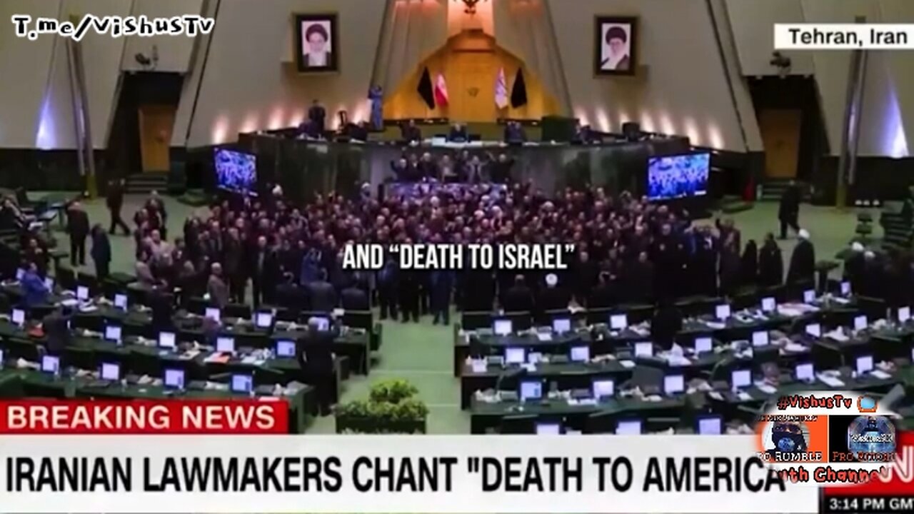 Iranian Lawmakers Chant "DEATH To America And To Israel... 🇮🇱 #VishusTv 📺