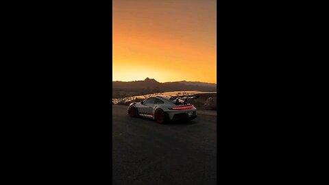 Porsche GT3 RS Sunset #cars #Porsche #porsche911 #McLaren #carlife