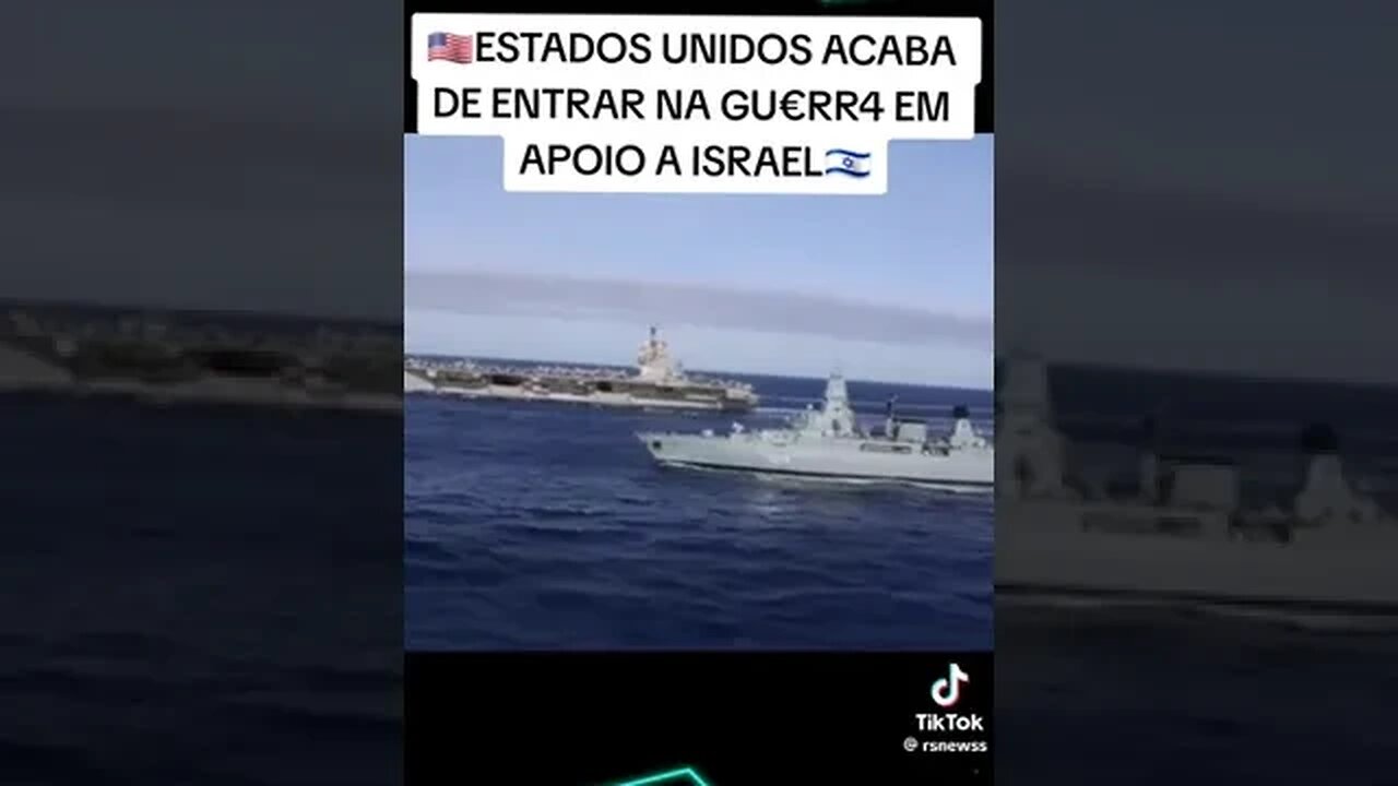 🔴EUA ACABA DE ENTRAR NA GUERRA EM APOIO A ISRAEL ‼️⌛️