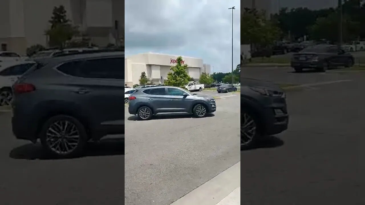 #gangstalker speeds off because she knows she's being filmed.