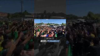 Bolsonaro em Recife/Pernambuco